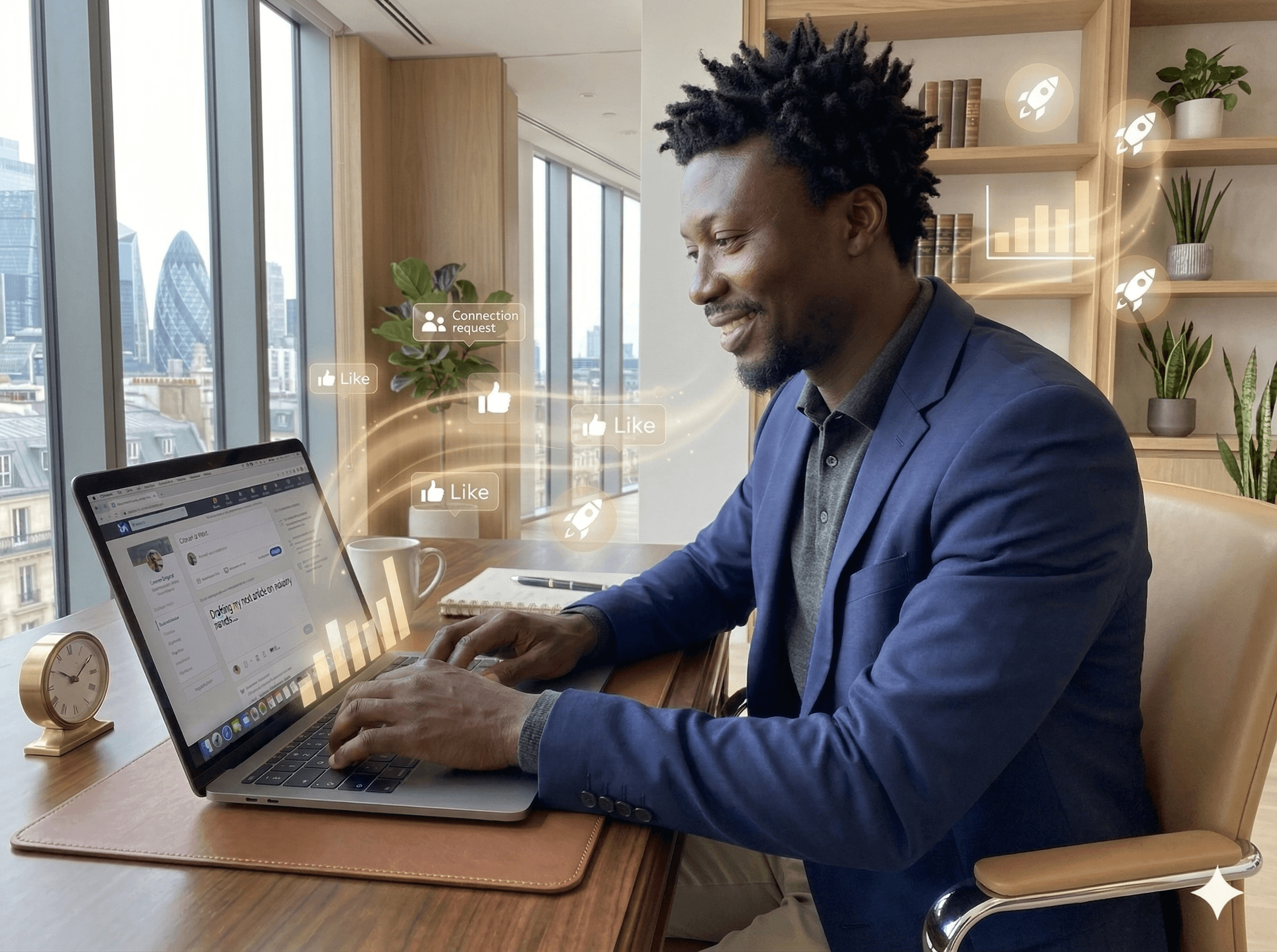 Olaide Olaniyan, ghostwriter LinkedIn B2B